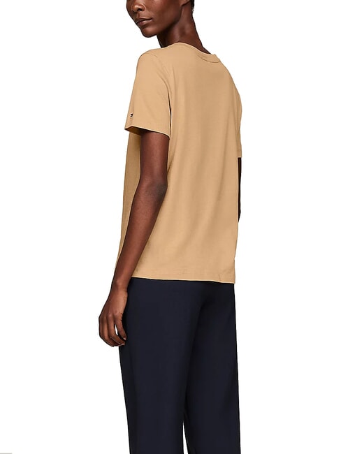 TH 1985 Baumwoll-T-Shirt klassisches Khaki - T-Shirts und Tops f&uuml;r Damen