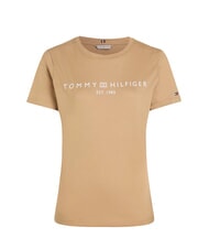 TOMMY HILFIGER TH 1985 Baumwoll-T-Shirt klassisches Khaki - T-Shirts und Tops f&uuml;r Damen - 3