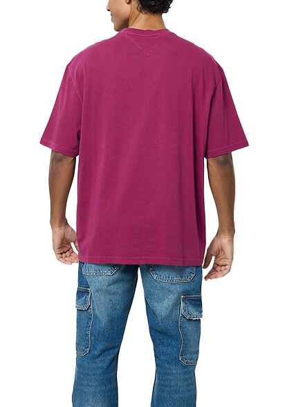 TH JEANS Maxi Flag Baumwoll-T-Shirt Taltraube - Herren-T-Shirts