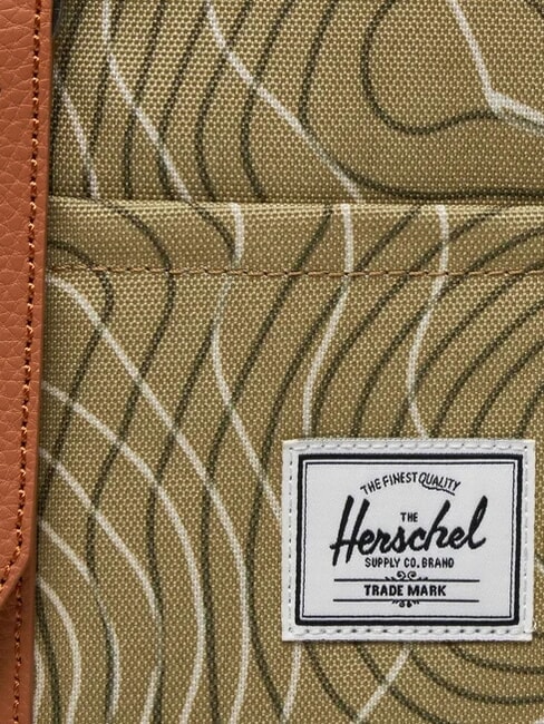 RETREAT Rucksack Twill-Topographie - Rucks&auml;cke f&uuml;r Schule &amp; Freizeit