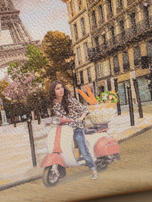 YESBAG  Gro&szlig;e Umh&auml;ngetasche Schleier Paris - Damentaschen