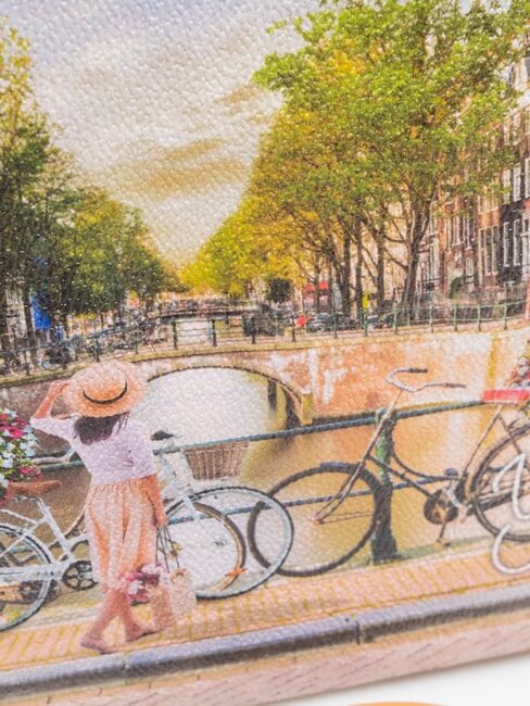 YESBAG Umh&auml;ngetasche mit Print Fahrr&auml;der - Damentaschen