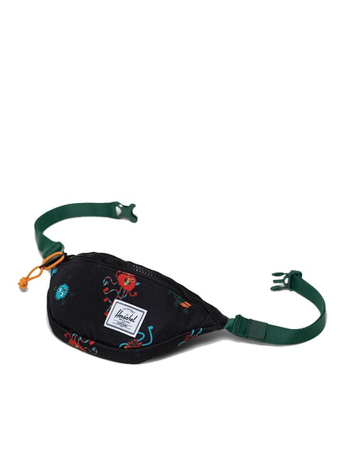 HERITAGE Beutel mit Namensschild Monstertanz schwarz - H&uuml;fttaschen