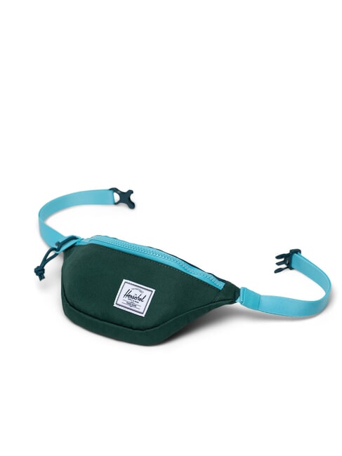 HERITAGE Beutel mit Namensschild J&auml;gergr&uuml;n/reflektierender Teich/Meeresstrahl - H&uuml;fttaschen