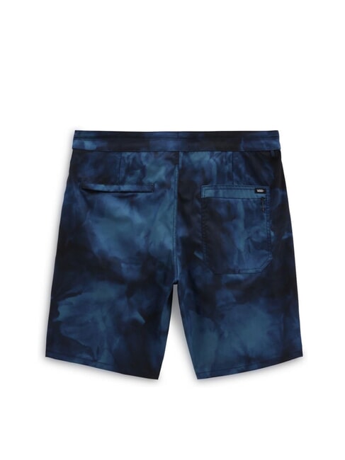 VOYAGE TIE DYE Lange Shorts Kost&uuml;m blaugr&uuml;n-schwarz - Herrenbadehosen