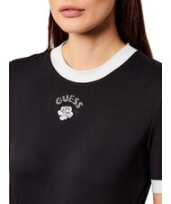GUESS MINI ROSE Slim Fit Kurzarm-T-Shirt jetbla - T-Shirts und Tops f&uuml;r Damen - 3