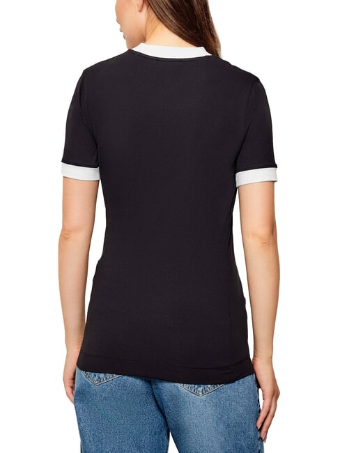 MINI ROSE Slim Fit Kurzarm-T-Shirt jetbla - T-Shirts und Tops f&uuml;r Damen