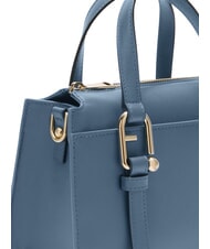 FURLA NUVOLA Mini-Handtasche mit Schultergurt grau blau - Damentaschen - 3