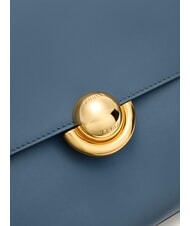 FURLA DOMUS  Umh&auml;ngetasche, Leder grau blau - Damentaschen - 4