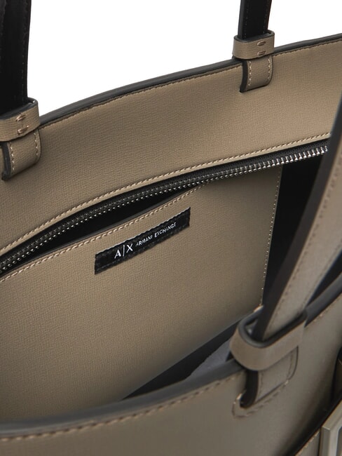 A|X BUCKLE Schulter-Shopper-Tasche Braunbarsch - Damentaschen