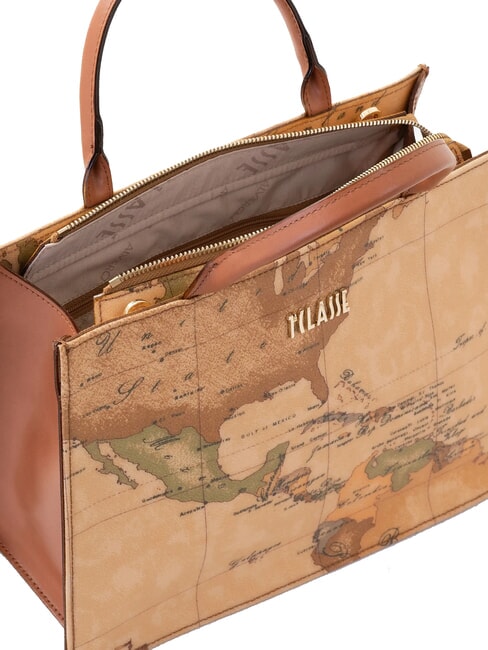 GEO CLASSIC Handtasche mit Schultergurt NAT&Uuml;RLICH - Damentaschen