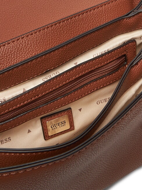 GREGORIA Umh&auml;ngetasche mit &Uuml;berschlag COGNAC - Damentaschen