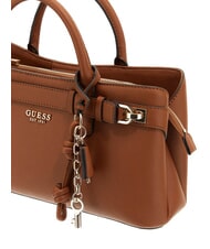 GUESS GREGORIA Mittelgro&szlig;e Handtasche mit Schultergurt COGNAC - Damentaschen - 3
