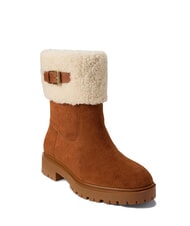 RALPH LAUREN ALLYSON Stiefeletten aus Schaffell und Wildleder Lauren Tan2 - Damenschuhe - 3