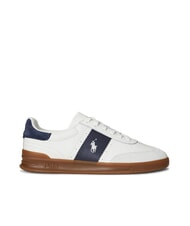 RALPH LAUREN HERITAGE AERA Leder-Sneakers cremewei&szlig;/marineblau - Herrenschuhe - 2