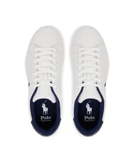 RALPH LAUREN HERITAGE COURT 2 Leder-Sneakers Deckwash wei&szlig;/marineblau - Herrenschuhe - 4