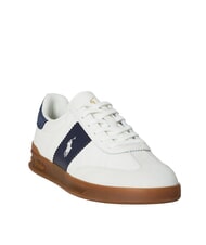 RALPH LAUREN HERITAGE AERA Leder-Sneakers cremewei&szlig;/marineblau - Herrenschuhe - 3