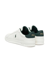 RALPH LAUREN HERITAGE COURT 2 Leder-Sneakers Deckwash wei&szlig;/wald - Herrenschuhe - 4