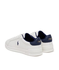 RALPH LAUREN HERITAGE COURT 2 Leder-Sneakers Deckwash wei&szlig;/marineblau - Herrenschuhe - 5