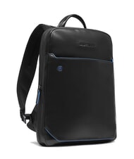 PIQUADRO BLUE SQUARE 14" Laptop-Rucksack aus Leder - PC-Rucks&auml;cke