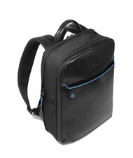 PIQUADRO BLUE SQUARE 14" Laptop-Rucksack aus Leder Schwarz - PC-Rucks&auml;cke - 3