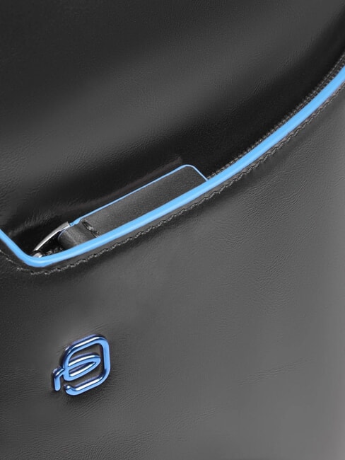 BLUE SQUARE 14" Laptop-Rucksack aus Leder Schwarz - PC-Rucks&auml;cke