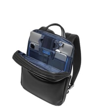 PIQUADRO BLUE SQUARE 14" Laptop-Rucksack aus Leder Schwarz - PC-Rucks&auml;cke - 7