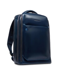 PIQUADRO BLUE SQUARE Fast-Check-Lederrucksack f&uuml;r 15,6"-Laptop - PC-Rucks&auml;cke