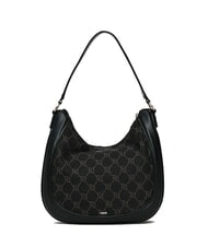 GAUD&Igrave; NEW DIAZ Hobo-Tasche mit Jacquard-Logo SCHWARZ - Damentaschen - 3