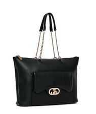 GAUD&Igrave; ELLA Einkaufstasche mit Kettengriffen SCHWARZ - Damentaschen - 2