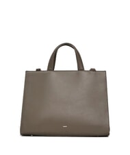 GAUD&Igrave; ADA VELUR L Handtasche mit Samteins&auml;tzen Taupe - Damentaschen - 3