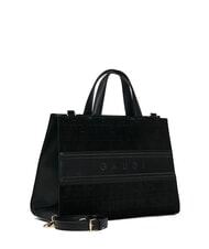 GAUD&Igrave; ADA VELUR L Handtasche mit Samteins&auml;tzen SCHWARZ - Damentaschen - 2