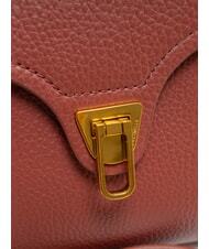 COCCINELLE MARVIN Mini-Handtasche aus Leder mit Schultergurt Brandy - Damentaschen - 5