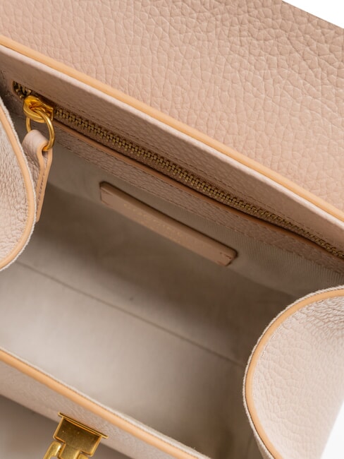 MARVIN Mini-Handtasche aus Leder mit Schultergurt Rosetten - Damentaschen