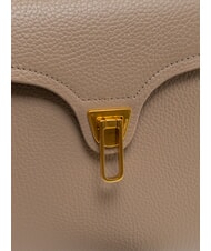 COCCINELLE MARVIN Lederhandtasche mit Schultergurt warmes Taupe - Damentaschen - 5