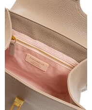 COCCINELLE MARVIN Lederhandtasche mit Schultergurt warmes Taupe - Damentaschen - 6