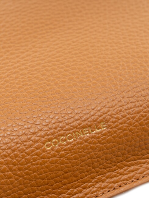 HYLE Kleine flache Umh&auml;ngetasche aus Leder CUIR - Damentaschen