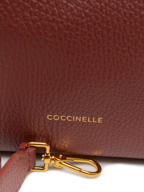 RHEA Kleine Umh&auml;ngetasche mit Schultergurt Brandy - Damentaschen