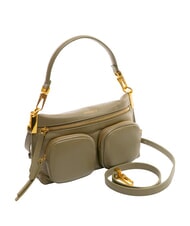 COCCINELLE HYLE Kleine Ledertasche mit doppeltem Verwendungszweck Lorbeergr&uuml;n - Damentaschen - 2