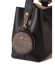 BORBONESE KEYRING  Schl&uuml;sselanh&auml;nger / Geldb&ouml;rse OP / NATUR / SCHWARZ - Schl&uuml;sselanh&auml;nger und Schl&uuml;sseletuis - 3