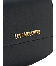 LOVE MOSCHINO CHUNKY TAB Umh&auml;ngetasche mit &Uuml;berschlag Schwarz - Damentaschen - 3