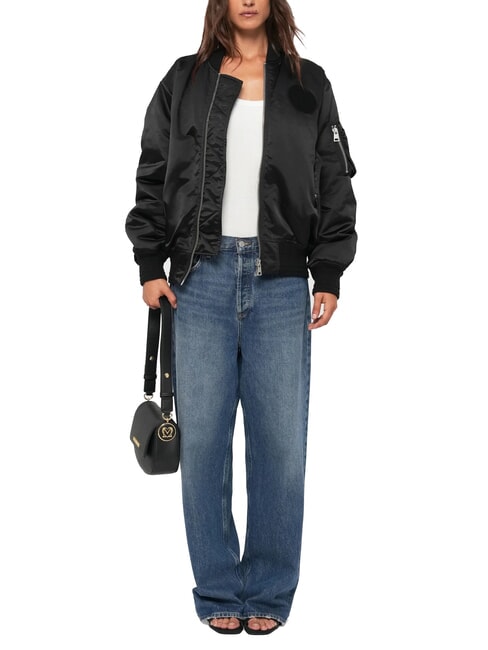 CHUNKY TAB Umh&auml;ngetasche mit &Uuml;berschlag Schwarz - Damentaschen