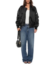 LOVE MOSCHINO CHUNKY TAB Umh&auml;ngetasche mit &Uuml;berschlag Schwarz - Damentaschen - 5