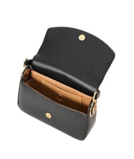 LOVE MOSCHINO CHUNKY TAB Tasche mit &Uuml;berschlag und Schultergurt Schwarz - Damentaschen - 4