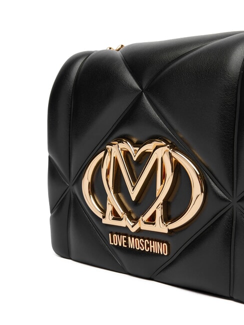 EMBOSSED Mini-Umh&auml;ngetasche Schwarz - Damentaschen