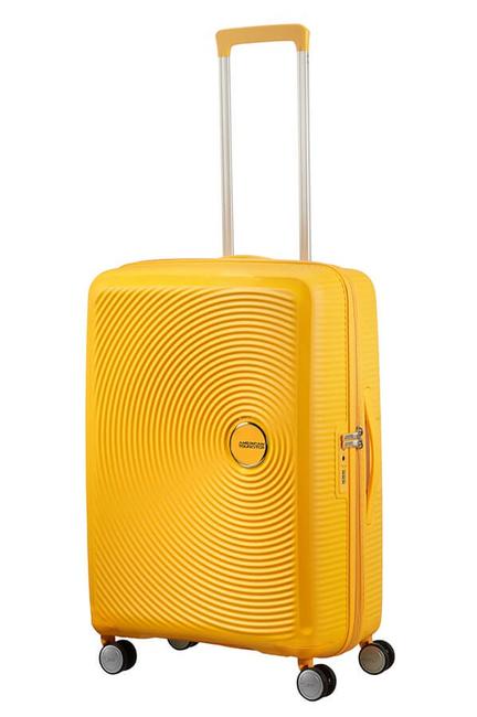 SOUNDBOX SPINNER Mittlerer Trolley, erweiterbar Gold-gelb - Harte Trolleys