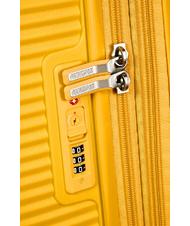 AMERICAN TOURISTER SOUNDBOX SPINNER Mittlerer Trolley, erweiterbar Gold-gelb - Harte Trolleys - 6