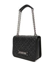 LOVE MOSCHINO QUILTED Umh&auml;ngetasche mit Doppelfunktion Schwarz Schwarz - Damentaschen - 2