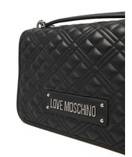LOVE MOSCHINO QUILTED Umh&auml;ngetasche mit Doppelfunktion Schwarz Schwarz - Damentaschen - 4