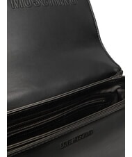 LOVE MOSCHINO QUILTED Umh&auml;ngetasche mit Doppelfunktion Schwarz Schwarz - Damentaschen - 5